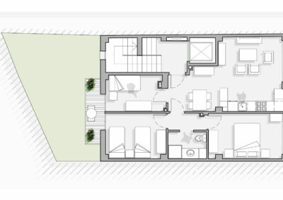 Edificio plurifamiliar de tres viviendas en Gavá