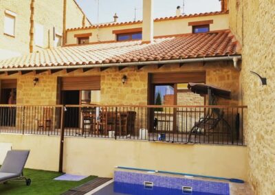 vivienda unifamiliar Calaceite patio