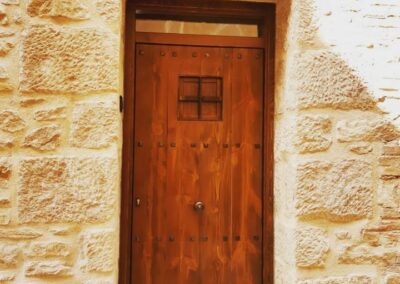 vivienda unifamiliar Calaceite puerta